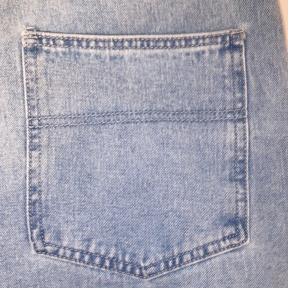 Light Washed Denim Overalls - Picture 4 of 5